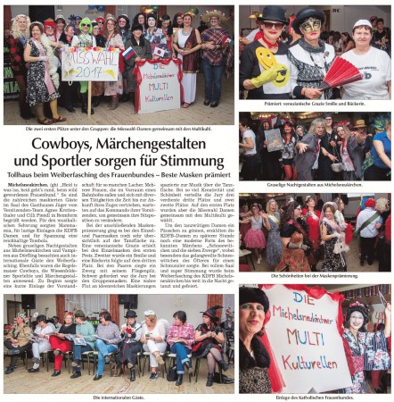KDFB – Weiberfasching
